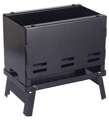 Holzkohlegrill Klappbarer Grill | Kompaktgrill Mini Für Garten Picknick Outdoor Kochen Party Camping Urlaub