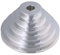 BQLZR 54 mm bis 150 mm Außendurchmesser 20 mm Bohrungsbreite 12,7 mm Aluminium 5-stufige Pagoden-Riemenscheibe für einen Keilriemen-Zahnriemen