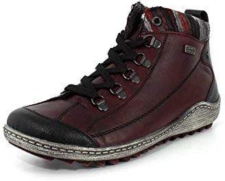 Remonte, Stivali Donna Rosso Red Combi, Rosso (Red Combi), 39