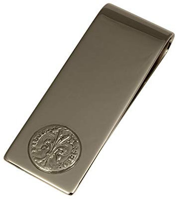 Arfasatti Massif Geldklammer Florin von Florenz in 925 Sterling Silber Glatte Artisan Made in Italy