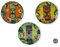 Excelsa Tiki Set 6 Piatti Pizza, Porcellana