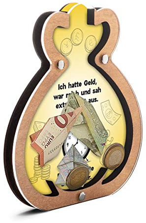 Geldgeschenk Spardose Sparbüchse Sparschwein 19x21cm - Geldsack