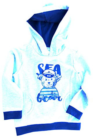 Steiff sea bär Hoodie/Kapuzensweat, grau L002012430 (122)