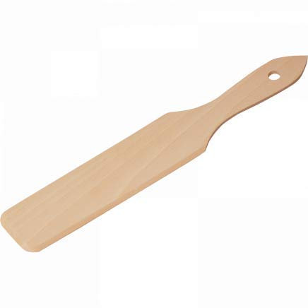 10x HOFMEISTER® Crepes-Wender, 30 cm, zum Wenden von Crepes und schaben von Spätzle, Keine Kratzer in der Pfanne, hitzebeständiger Teigschaber, Buchen-Holz, Zubehör für Crepes Maker