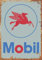 Mobil Oil - Targa da parete in metallo, stile vintage, stile vintage, per garage, benzina, olio e garage, formato A4 (200 x 280 mm)