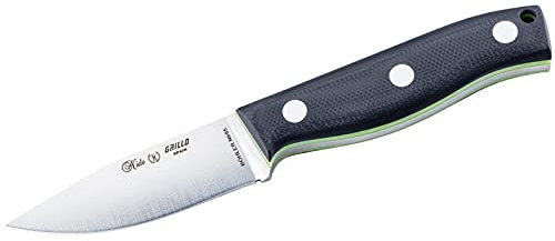 Nieto Grillo Cuchillo para cinturón, Unisex Adulto, Plata, 7 cm