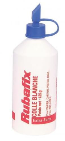 Lot de 12 Flacon de colle blanche vinylique, 125 g