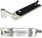 Fantic26 Sticker + Ethic DTC Pandora Stunt-Scooter Trick-Tret-Roller Street Ersatz-Deck (52,5cm Silber)