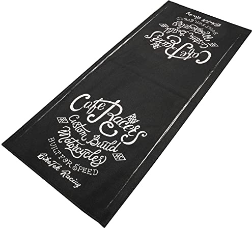 BIKETEK Series 7 Motorcycle Workshop Pit Garage Mat Cafe Racer Custom Build 190 x 80 cm