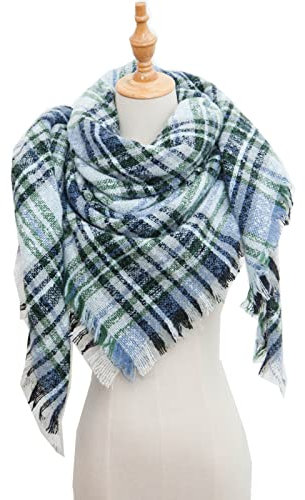 Fleece Schal Herren Schwarz Herren Mädchen Grau Dreieck Schwarz XXL Rot Blau Weiß Winddicht Dreiecksschal Winterschal Strickschale Deckenschal Baumwollschal Kaschmirschal Damenschals Winterschal