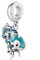 Annmors Charm 925 Sterling Silber Bead Charms Color-changing Chameleon Dangle with Cubic Zirconia für Europäische Armbänder und Halskette,Schmuck Geschenk für Damen Herren
