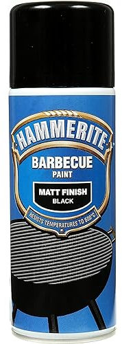 AMK® Hammerite High Heat Spray Paint Resists Up To 600ºC Matt Black VHT XHT 400ml