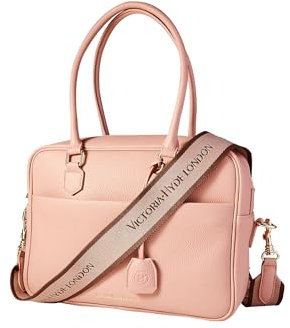 VICTORIA HYDE Damen Handtasche Henkeltasche Große Schultertasche Multi Pocket Top Griff Taschen für Business Büro Schule Einkauf Arbeit-Rosa