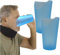 Zycana Vaso Disfagia Con Hueco Para Nariz - Escotado Anti Atragantamiento Ortopédico Para Discapacitados - 2 Unidades (Polipropileno)