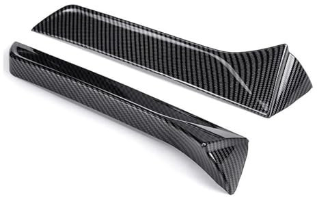 DZSCHUNLUSM Auto Heckspoiler Für Seat Für Leon Für 5f Fr Für Mk3 Für Mk3.5 Autoheckseitenflügel Heckdachspoiler Splitte Autoaußenzubehör Auto Spoiler Wing(Kohlefaser-Look)