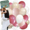 Hochzeitsheld® Luftballons für Hochzeit - 50 Stück, 100% Made in EU, Biologisch Abbaubarer Kautschuklatex - Helium Ballons für Festliche Anlässe