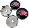 QEREEEWSE 4 pièces Auto Cache-Moyeux,pour FR 56mm60mm Jante Centre D'emblème Accessoires de Logo D'emblème de Décoration de Pneus.,56mm