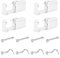 AceFun Set pistola piercing naso,4 pack pistola piercing naso set argento monouso naso sicurezza piercing set con naso stud anelli naso piercing pistola strumento set