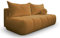 Kaiser Möbel - Sofa mit Schlaffunktion und Bettkasten - Couch 3 Sitzer - 207 x 103 cm - Klappsofa, Relaxsofa Wohnzimmer, Schlafsofa ohne Armlehnen - Aesthetic, Skandinavisch - Piano Boucle Golden