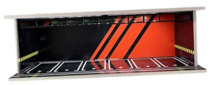 Perfeclan Vitrine für Modellautos aus Druckguss im Maßstab 1/64, Fahrzeugmodellvitrine, Vitrine für Druckgussautos, Autogarage, Vitrine für Geschenke für, Style B