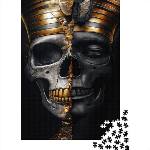 Tutanchamun Puzzle 1000 Teile Ägyptische Mumie Puzz Erwachsene Spielepuzzles HochwerTiger Geschicklichkeitsspiel Lernspiel Spielzeug Geschenk Schöne 1000pcs (75x50cm)