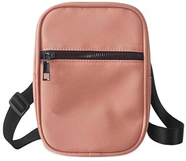 Vpoofree Umhängetasche Schultertasche Klein Herren Damen Sling Tasche Männer Shoulder Brusttasch Crossbody Handytasche Messenger Bag Mode-Hüfttaschen (Rosa Umhängetasche Klein)