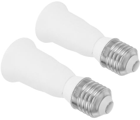 Gadpiparty 2 Stück Konvertieren Von Lampenkopf Lampenadapter Lampenverlängerung Glühbirnen Konverter Steckdosenstecker Für E27 Glühbirne Lampenfassung Verlängerung Außenbirnen