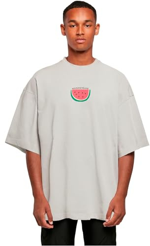 Merchcode Herren Mp5002570-summer Summertime Huge Tee T-Shirt, Lightasphalt, M EU