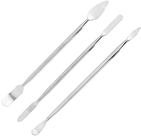 3PCS Metal Repair Spudger Tool Kit Stainless Steel Pry Set | Precision Opening Tools with Multiple Heads for Phone, Tablet and Laptop Repair, Suitable for Samsung iPhone and Electronics