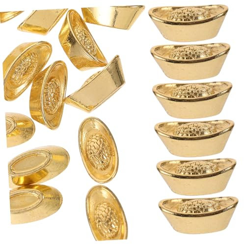 HONITANO 20stücke Mini- Aus Goldschmuck Für Puppenhaus Dekoration Für Zuhause Und Büro Bastelmaterial Für Feiertage Und Geburtstage