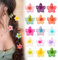 Lot de 15 Pinces à Cheveux Fleurs, 4 cm, Accessoires de Coiffure pour Femmes et Filles, Pince Fleur Cheveux