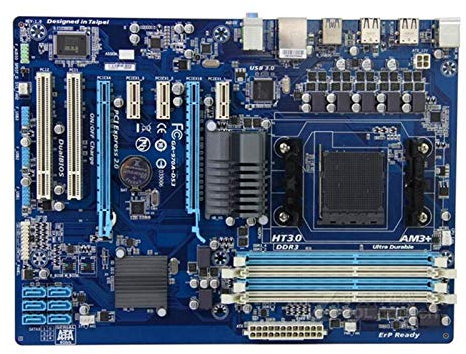 XYYZXKL Placas Base de Ordenador Placa Base Fit For Gigabyte GA-970A-DS3 Original 970A-DS3 Motherboard Desktop, AMD 970 Slot AM3 + DDR3