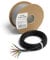 Automotive 7 Core Cable 12V 24V Wire Multistrand Trailer Cable Thin Wall (5M Coil, 1.0mm² 16.5Amps)