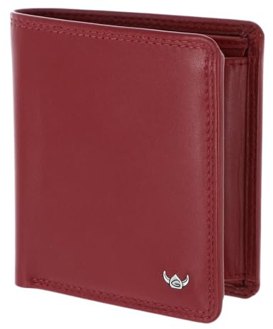 Golden Head Leder Geldbörse Polo RFID Protect Scheintasche 1129 Rot dunkelrot