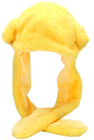 Beweglicher Ohr-Kaninchen-Hut,Hasen Mütze,Plüsch Bunny Ohren | Hasen Mütze mit Beweglichen Ohren,Lustiger Hut für Erwachsene,Weihnachtsfeier Fasching,Cosplay