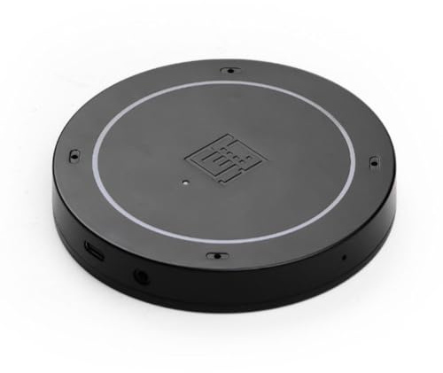 NONDK Microphone USB ReSpeaker Series avec Un Array de 4 Microphones Alimenté par IA Basé sur XMOS XVF3800 avec Étui pour Une Voix