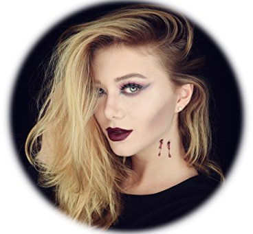 Tattoocrew 6 x Halloween Tattoos Vampir Biss temporär zum Aufkleben