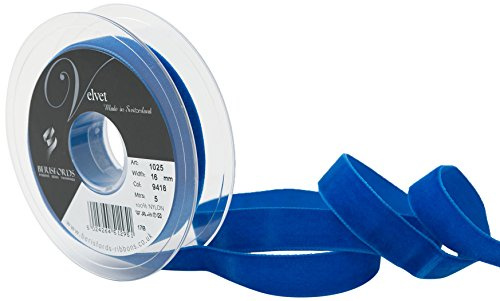 Berisfords Velvet Ribbon, Royal, 102 x 21 x 102 cm