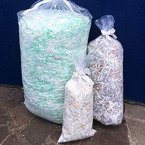 EVERGREENWEB - 1 KG Geschredderter Memory-Schaum, Füllung für Kissen, Sitzsäcke, Stühle, Hundebetten, Bastelarbeiten, Sofas, Sessel, Puppen, Plüschtiere, Heimwerken, Mehrfarbig, 100% Ungiftig