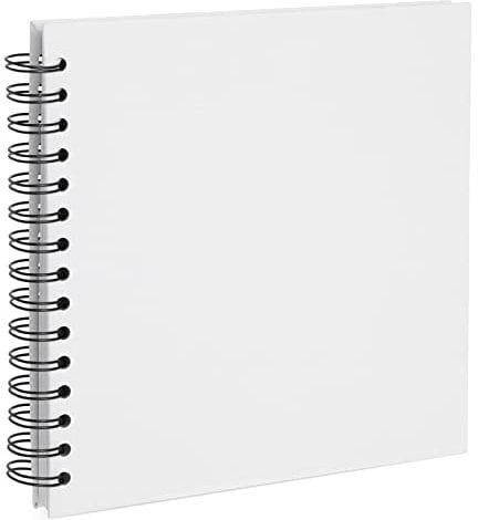 Scrapbook Fotoalbum für Familienfotos, Hochzeitsgästebuch, Jubiläum (20 x 20 cm - 40 Blatt)