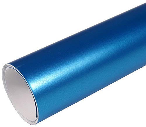 Rapid Teck® 9,86€/m² AutoFolie Serie 560MG ColorShift Satin Frosty Blue 2m x 1,52m Premium Car Wrapping Folie mit Luftkanal