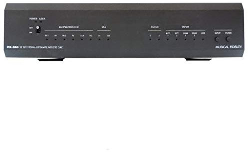 Musical Fidelity MX-DAC schwarz - 2-Kanal D/A-Wandler mit RCA-Stecker und 2-Volt Ausgangsspannung