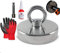 Brute Strength - 400KG Neodym Magnetfischmagnet - 90mm - Silber - Rund - Magnet