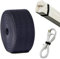 ANDERK 6CM x 5M Nichtklebendes Klettband zum Nähen Klettverschluss zum Nähen Klett Kabelbinder, Schwarz
