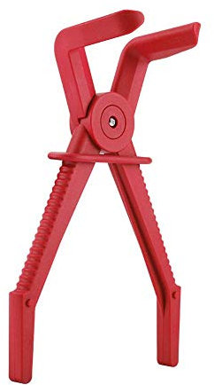 3 Stücke L/M/S Schlauchklemmenzange, blau/Rot Kunststoff Flexible Schlauchklemme Werkzeug linien bremsen kraftstoff heizungen Zangen Bremskraftstoff Wasserleitungsklemmen Ergonomische Zangen(rot)