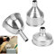 Petite Bouche Entonnoir Wine Bar Flask Entonnoir Pour Le Remplissage Flasque À Col Étroit Bouteilles Mini-bar En Acier Inoxydable Accessoires