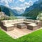 BRAST® Gartenmöbel Lounge Set XXL | 8-12 Personen viele Modelle & Farben | inkl. extra Dicke Kissen | TÜV geprüft | Outdoor Loungemöbel Sitzgruppe Essgruppe Garnitur | Freedom Braun