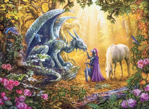 Ravensburger Puzzle 16580 - Drachenflüsterer - 500 Teile Puzzle für Erwachsene und Kinder ab 12 Jahren