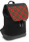 Rucksack mit Lasche 30 cm x 20 cm Daypack für Damen & Herren Tasche mit Design Schottland Schotte Muster