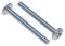 Möbelknopf Griffschrauben M4x35 (25er-Pack) Maschinenschrauben Griffbolzen Sechskant verzinkt für Küche, Schlafzimmer, Schublade, Schrank, Tür, Kommode Universalgriffe M4 x 35